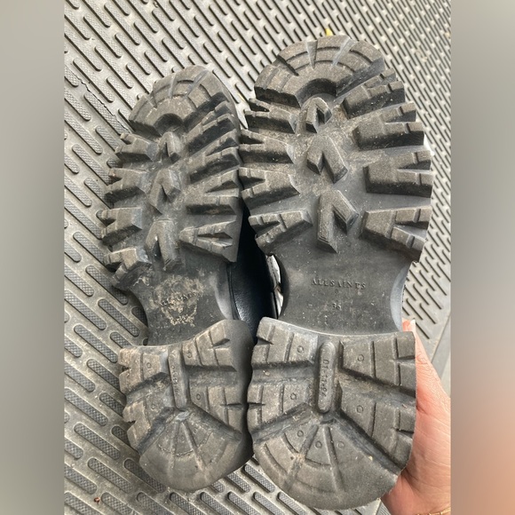 **SOLD** All Saints Lola leather loafers - Picture 10 of 12